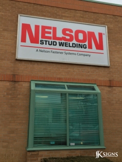 Fascia Sign at Nelson Stud Welding