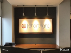 Lobby Signs for Chartright in Mississauga