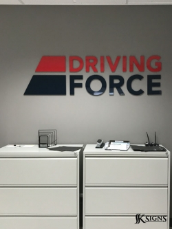 Dimensional Letters Installed For Driving Force In Mississauga