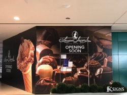 Hoarding for Laura Secord in Scarborough Centre