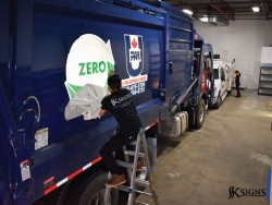 Truck Graphics Installation For U PACK In Mississauga