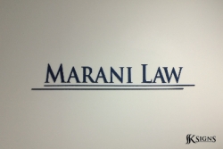 Law Office Lobby Sign in Toronto
