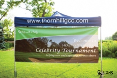Outdoor Banner for a Charity Event