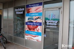 Window Graphic for a physiotheraphy company