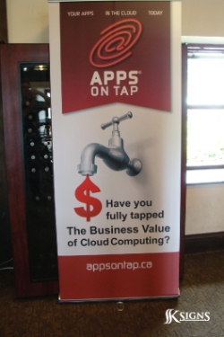 Banner Stand for Apps on Tap