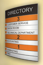 Building directory sign