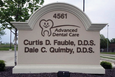 Monument Sign for Advanced Dental Care