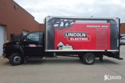 Vehicle Wrapped for LINCOLN ELECTRIC Truck