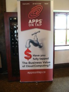 Banner in Retractable Stand