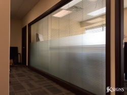 Etched Glass Film Installation for RGIS
