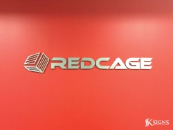 Lobby Sign for Redcage in Mississauga