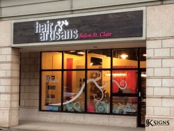 Illuminated Channel Letters for Hair Artisans