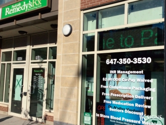 Remedy's Digital Storefront Signage & Display in Mississauga