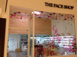 Window Graphics for Face Shop