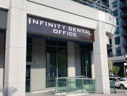 Custom Exterior Sign for Infinity Dental in Toronto