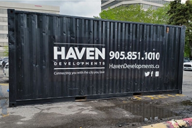Outdoor Graphics Installed for Haven Developments in Etobicoke