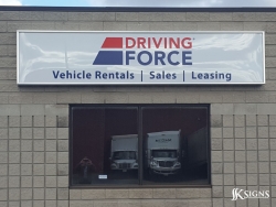 Custom Outdoor Business Signs for Driving Force