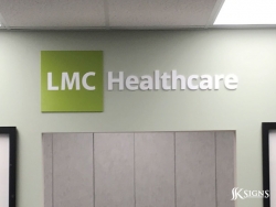 Dimensional Letters for LMC Healthcare
