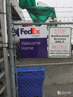 Fedex Exterior Cargo Sign in Mississauga, ON
