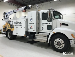 Truck Graphic Wrap For Strongco in Mississauga