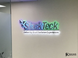 Illuminated Dimensional Letters At Stackteck In Brampton