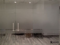 Frosted Film Installed For Northern Reflections In Toronto