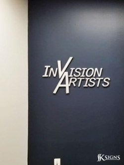 3D Dimensional Letters for Invision Artists in Toronto