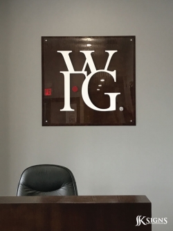 Lobby Sign Installed For Wfg In Mississauga
