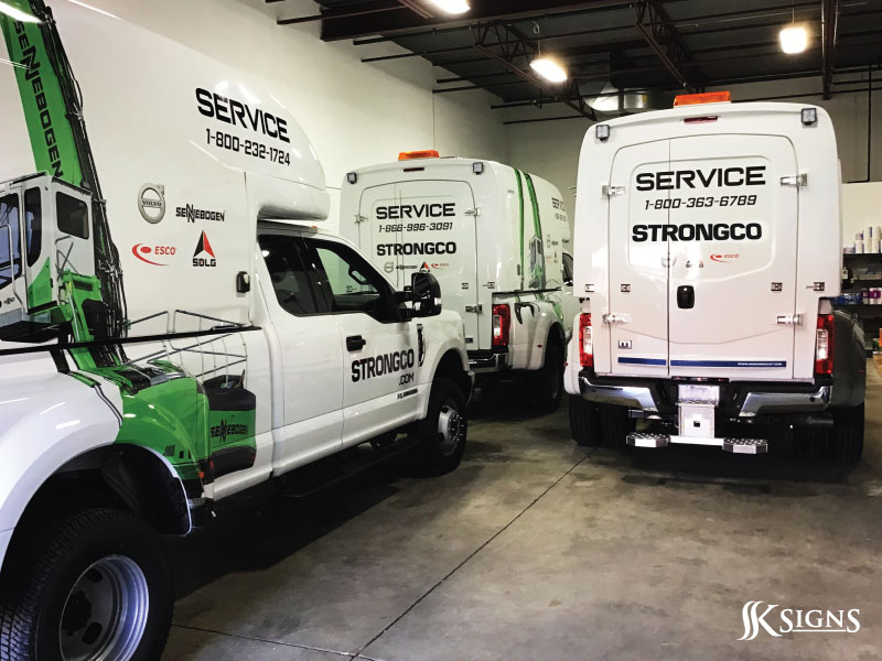 Strongco Vehicle Graphics - SSK Signs