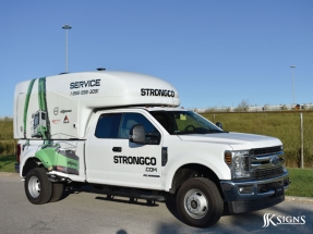 Strongco-service-truck-wrapped