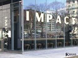 Window Signs at Impact Kitchen Toronto