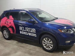 Vehicle graphics installed in Mississauga