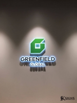 Greenfield Global Backlit Lobby Signs in Mississauga, ON
