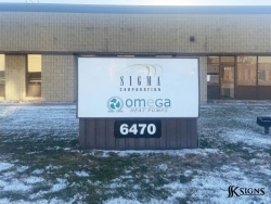 Modern Monument Signs for Sigma Corporation in Mississauga, ON